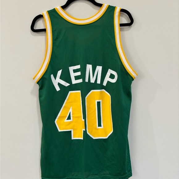 Seattle Super Sonics Kemp jersey size mens medium 40 - Picture 2 of 2